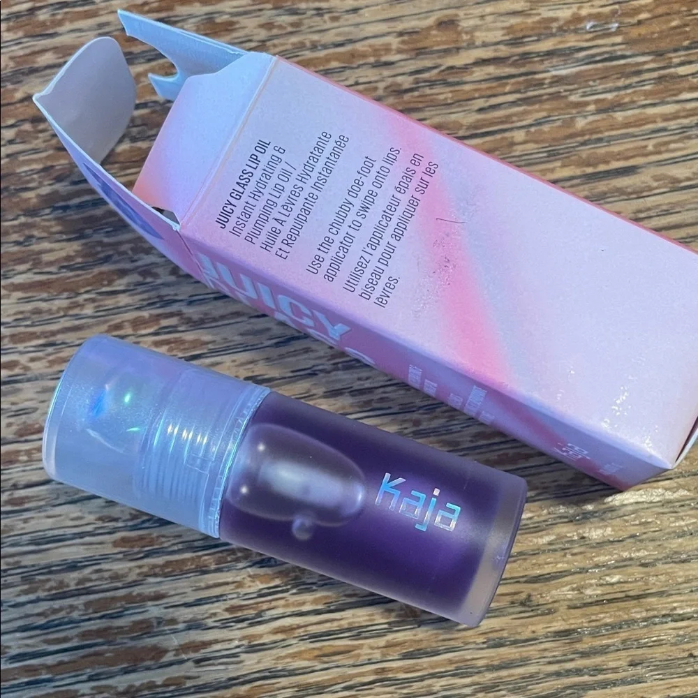 Kaja Juicy Glass Lip Oil - Vibrant Purple